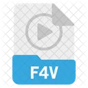 File F 4 V Format Icon