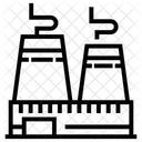 Fabbrica Nucleare Inquinamento Dei Camini Inquinamento Atmosferico Icon
