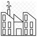 Fabrica Poluicao Meio Ambiente Ícone