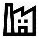 Gebaude Fabrik Industrie Symbol