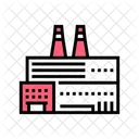 Fabrik Anlage Gebaude Symbol