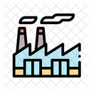 Fabrik Industrie Gebaude Symbol