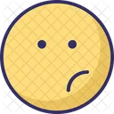 Faccia Confusa Emoticon Faccina Icon