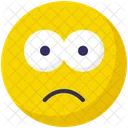 Faccia Confusa Emoticon Sguardo Emoticon Sguardo Fisso Icon