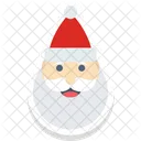 Faccia Di Babbo Natale Babbo Natale Natale Icon