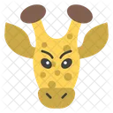 Faccia Di Giraffa Testa Di Giraffa Emoji Icon