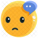 Viso Emoji Emozione Icon