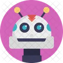 Robot Volto Umanoide Icon