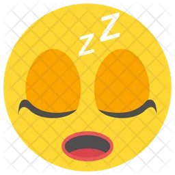 Faccia assonnata Emoji Icon