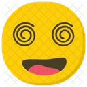 Emoji Vertiginosi Emoticon Occhi A Spirale Icon