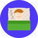 Face Rest Sleep Icon