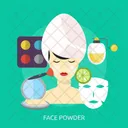 Face Powder Mask Icon