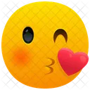 Face Blowing A Kiss Emoji Emotion Icon