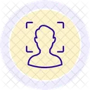 Face Detection Color Circle Icon Icon