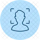 Face Detection Pentaglow Icon