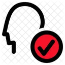 Face Id Approve Verified Icon