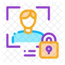 Human Lock Security Icon