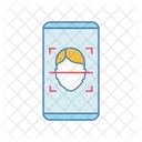Face Lock Smartphone Icon