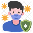 Face Mask Medical Mask Covid Precaution Icon