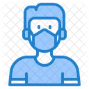 Man Virus Mask Icon