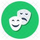 Face Mask Carnival Mask Props Icon