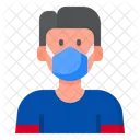 Man Virus Mask Icon