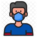 Man Virus Mask Icon