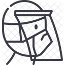 Face Shield Protection Icon