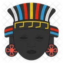 African Culture Tribal Mask Cultural Mask Icon