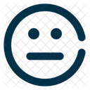 Face Neutral User Interface Users Icône
