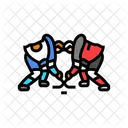 Faceoff Ice Hockey Icon