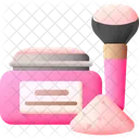 Face Powder Makeup Cosmetic Icon