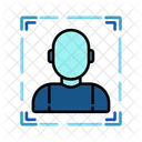 Face Recognition Biometric Scan Facial Id Icon