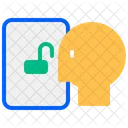 Face Recognition Face Lock Security Icon