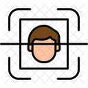 Face Recognition Biometric Face Icon