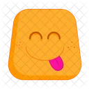 Face Savoring Food Emoji Face Icon