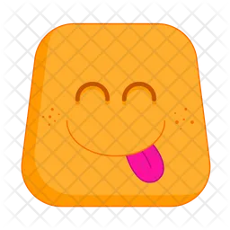 Face savoring food Emoji Icon