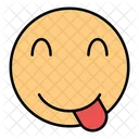 Face Savoring Food  Icon