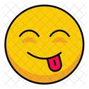 Face Savoring Food Icon