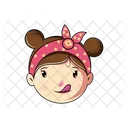 Girl Face Icon