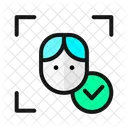 Face scanner Verified  Icon