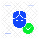 Face scanner Verified  Icon