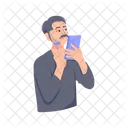 Face Shaving Face Razor Shaving Icon