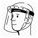 Face Shield Protection Safety Icon