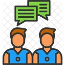 Face To Face Communication Discussion Icon