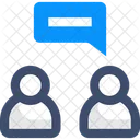 Face To Face Converasation Chatting Chat Icon