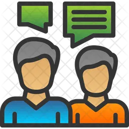 Face To Face Conversation  Icon