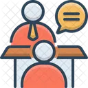 Face To Face Conversation Face Conversation Icon