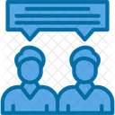 Face To Face Man People Icon