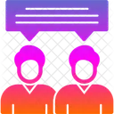 Face To Face Man People Icon